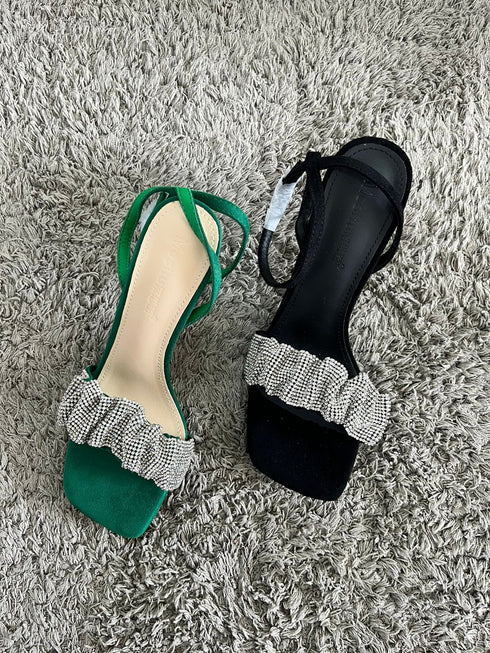Star Style Kuxury Rhinestone High Heel Stiletto